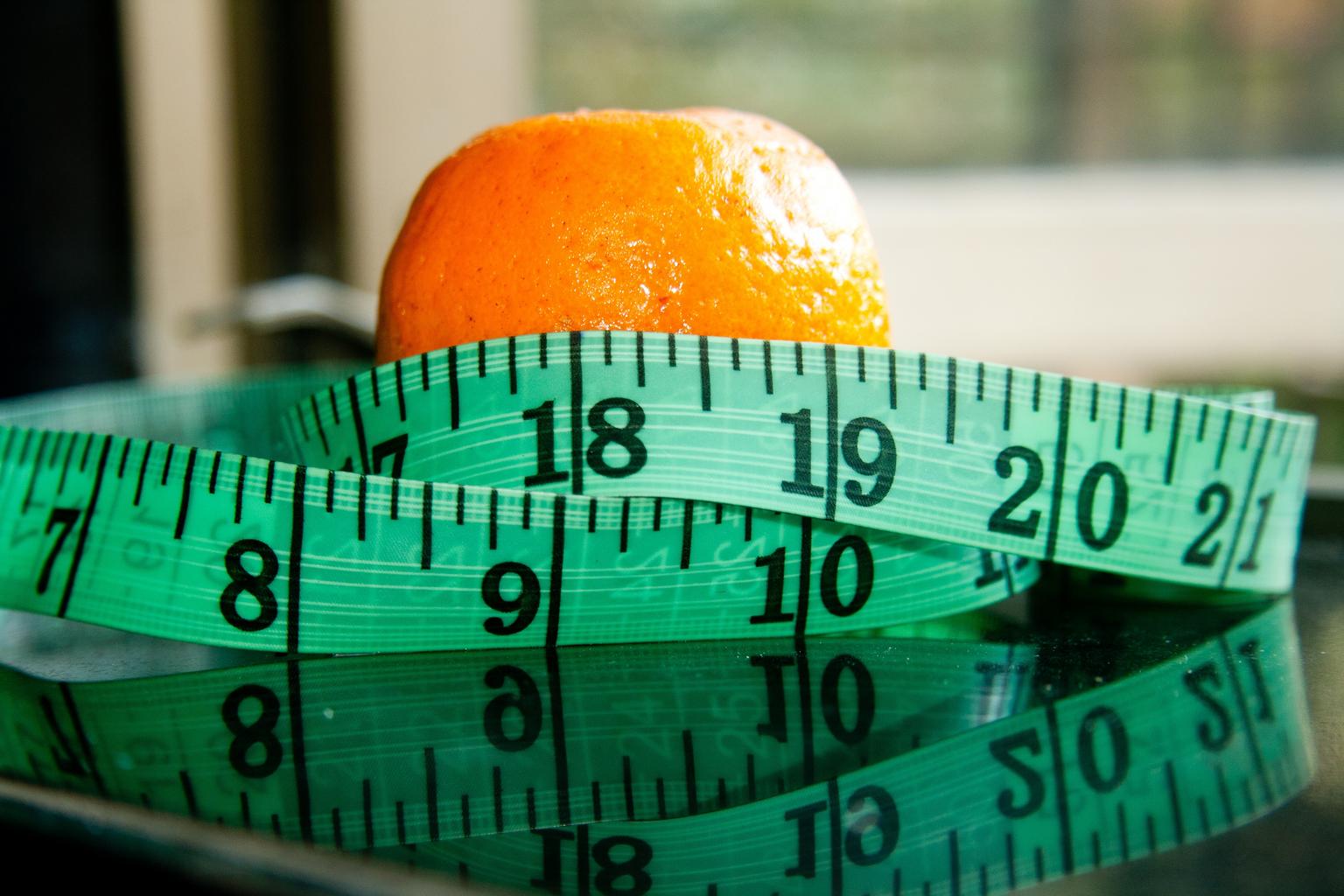 pomaranč, meter, diéta